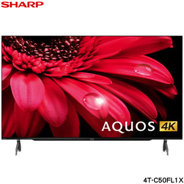 SHARP 夏普 4T-C50FL1X 50吋 4K顯示器 Google TV 貨到無安裝 無視訊盒