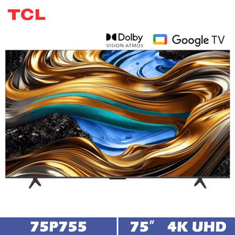 TCL 75P755 75吋 4K Google TV  智慧連網液晶顯示器 含桌上型安裝