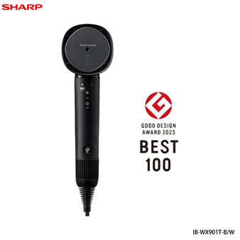 SHARP 夏普 IB-WX901T-B 四氣流水潤溫控吹風機 午夜黑 自動除菌離子