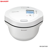 SHARP 夏普 KN-V24AT-W 2.4L 智慧攪拌零水鍋 AIoT雲端連線 LED螢幕