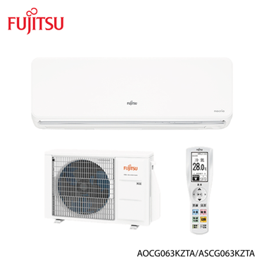 FUJITSU 富士通 AOCG063KZTA 10坪 nocriaZ 分離式變頻 冷暖冷氣 ASCG063KZTA