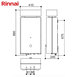 林內 RU-A1023RF 屋外型10L自然排氣熱水器 加強抗風系列 安裝與拆除舊機另計