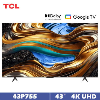 TCL 43P755 43吋 4K Google TV 智慧連網液晶顯示器 貨到無安裝