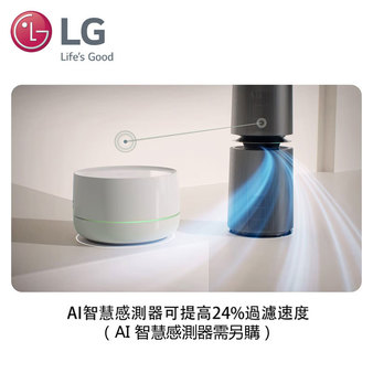 LG AS111NGY0 空氣清淨機 PuriCare™ 360° 寵物功能增加版二代/適用32坪