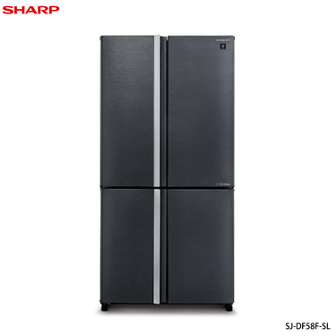 SHARP 夏普 SJ-DF58F-SL 冰箱 575L 四門對開 大比例冷凍室 PCI自動除菌離子