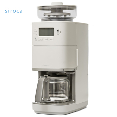 Siroca SC-C2510 全自動石臼式研磨咖啡機 淺灰色