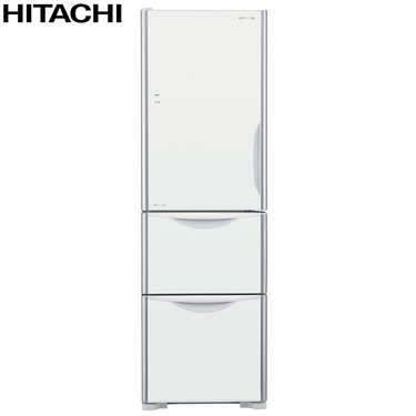 HITACHI 日立 RG36BL 冰箱 331L 3門 變頻 琉璃門 琉璃白 左開特仕版