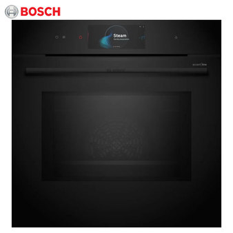 BOSCH 博世 HNG978QB1 嵌入式微波蒸氣烤箱 67L 極致黑  貨到無安裝