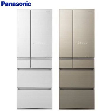 Panasonic 【快速到貨】國際 NR-F507HX 六門電冰箱 500L 無邊框玻璃 翡翠金 日製 限配送台南地區