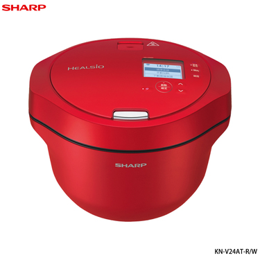 SHARP 夏普 KN-V24AT-R 2.4L 智慧攪拌零水鍋 AIoT雲端連線 LED螢幕