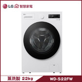 LG WD-S22FW 滾筒洗衣機 22kg AIDD直驅變頻 蒸氣洗 殺菌除螨