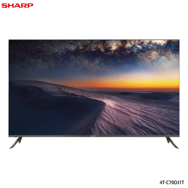 SHARP 夏普 4T-C70DJ1T 70吋 4K顯示器 AndroidTV 貨到無安裝 無視訊盒