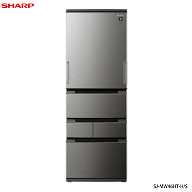 SHARP 夏普 SJ-MW46HT-H 冰箱 457L 五門 左右開任意門 自動除菌離子 尊爵灰