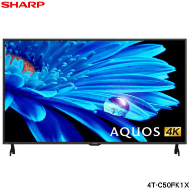 SHARP 夏普 4T-C50FK1X 50吋 4K顯示器 Google TV 貨到無安裝
