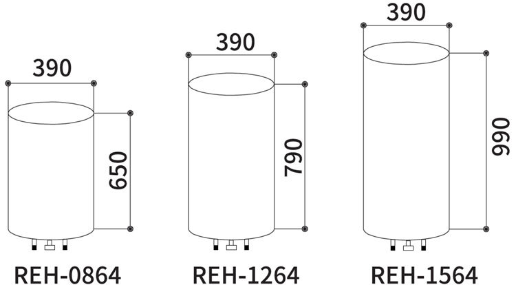 林內 REH-1564 儲熱式15加侖電熱水器 不銹鋼內膽 壁掛系列 安裝與拆除舊機另計