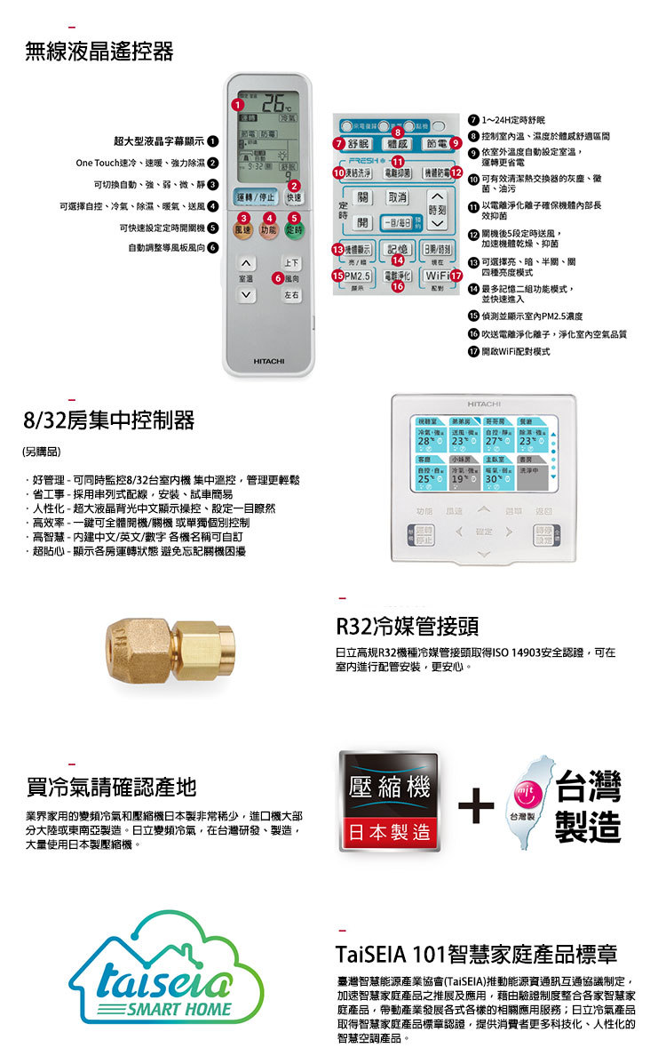 日立 RAC-71NP 12坪適用 日本製 尊榮 分離式變頻 凍結洗淨 冷暖冷氣RAS-71NT