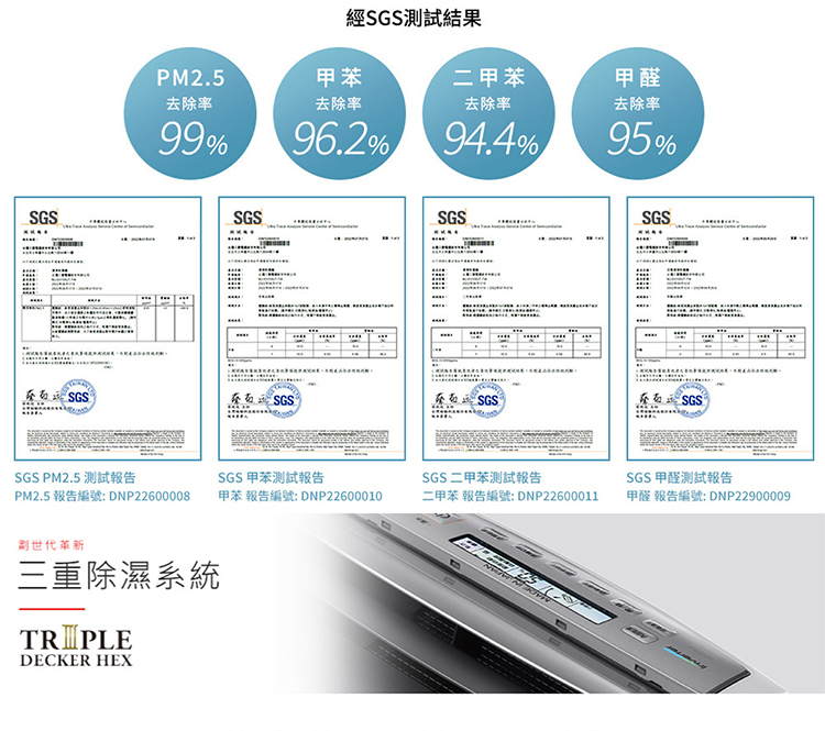 三菱電機 MJ-EH150JT-TW 清淨除濕機 15L/日 適用9-19坪 日本原裝