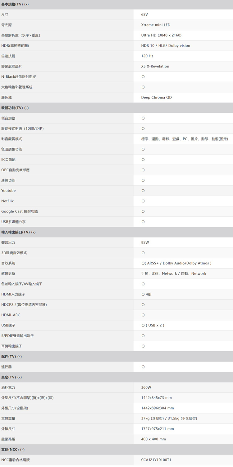 夏普 4T-C65FV1X 65吋 4K智慧聯網顯示器 AndroidTV 貨到無安裝