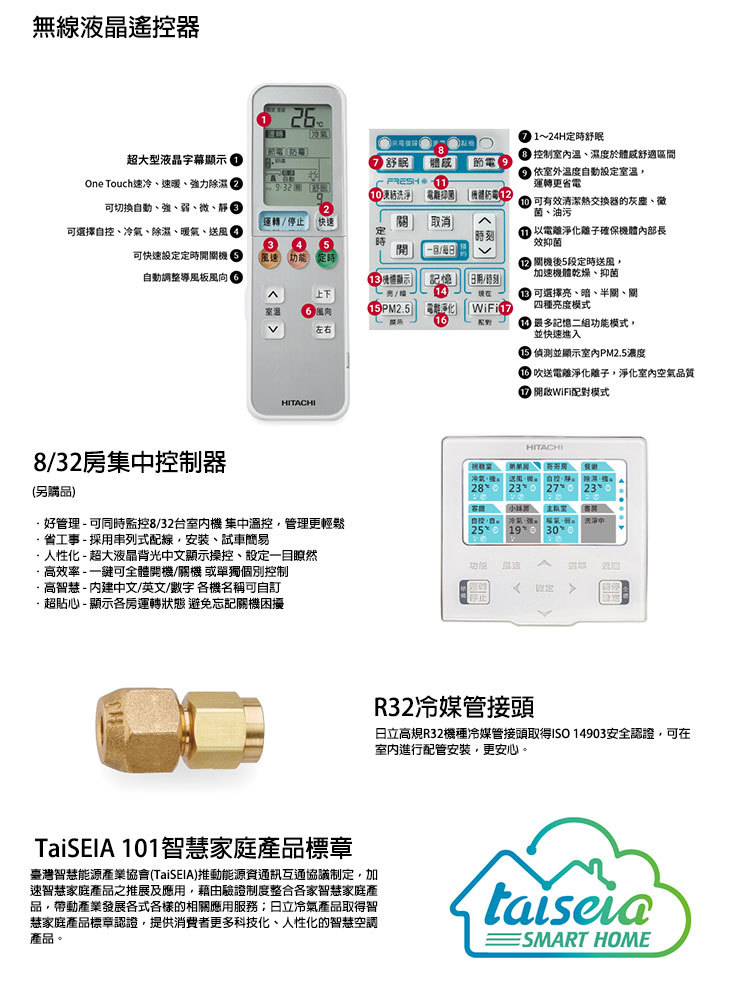 日立 RAC-40YP 7坪適用 精品 分離式 變頻 凍結洗淨 冷暖 冷氣 RAS-40YSP