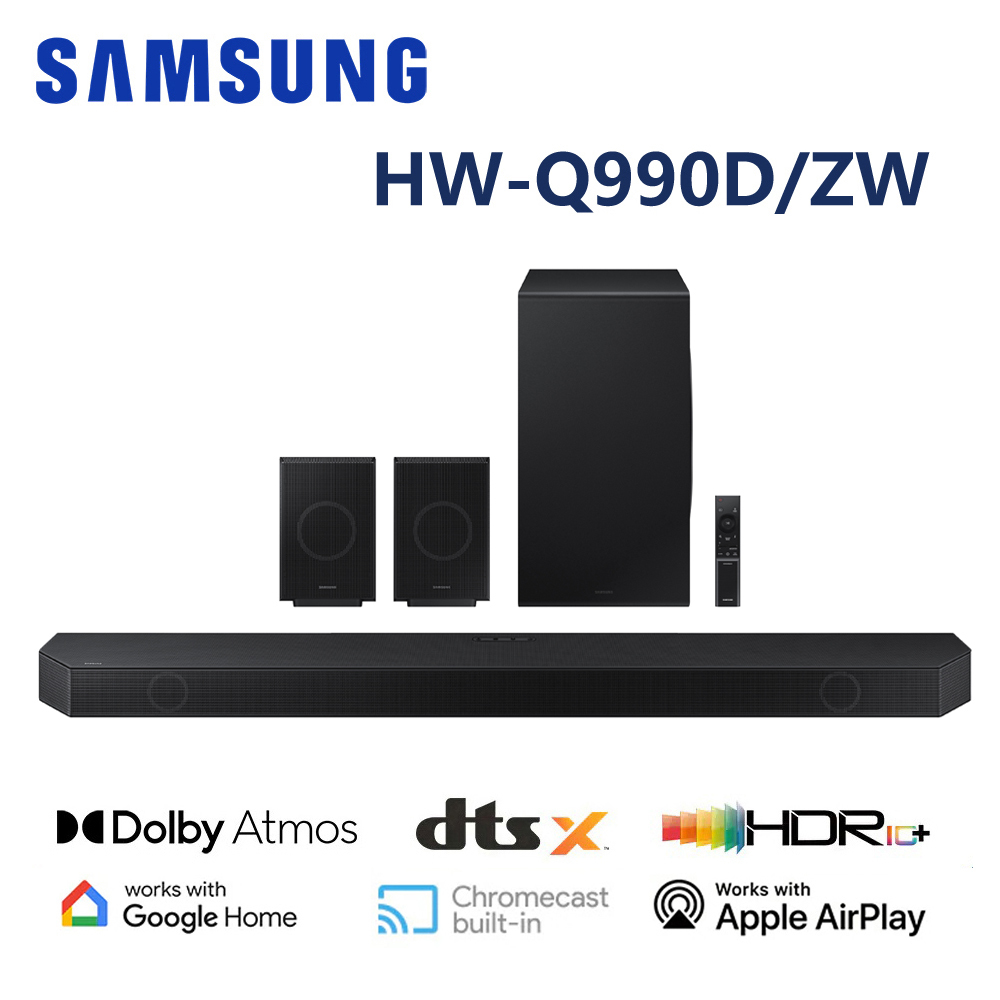 三星 HW-Q990D/ZW 11.1.4Ch Soundbar Q990D