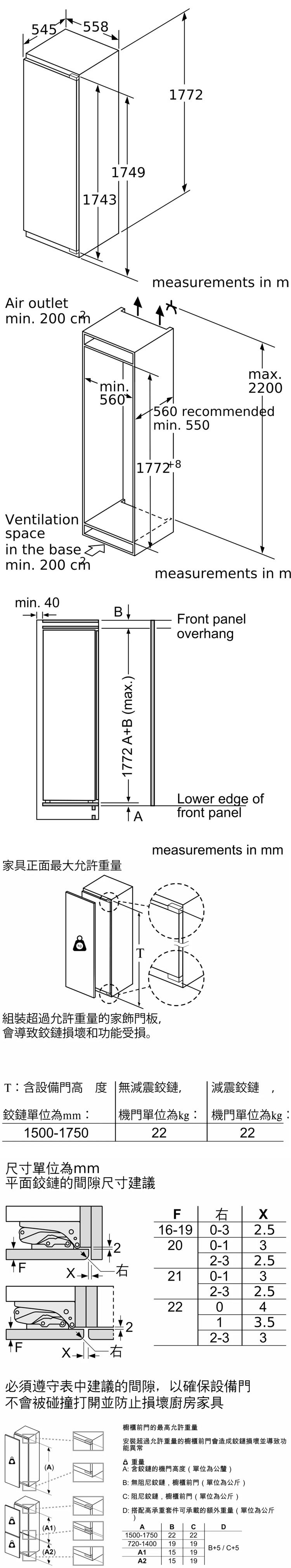 BOSCH 博世 GIN81HDE0D 嵌入式單冷凍冰箱 211L 快速製冷無霜科技 不含安裝